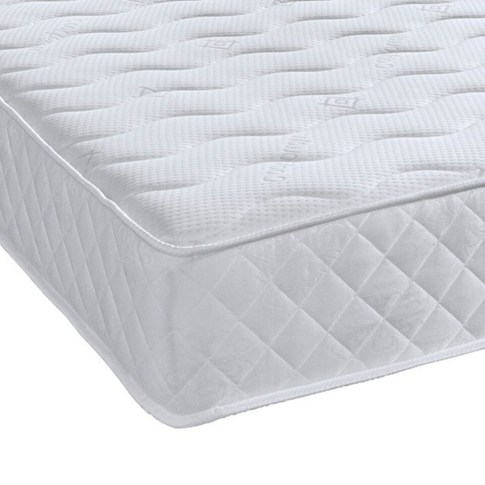 image 1 of Diamond Wave Innerspring Mattress - 9" Deep, Medium Comfort White | Single