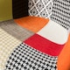 image 3 of MOF Patchwork Chair Dining Chair or Office Chair or Occasional Chair Fabric Combination Chair with Arm Multi