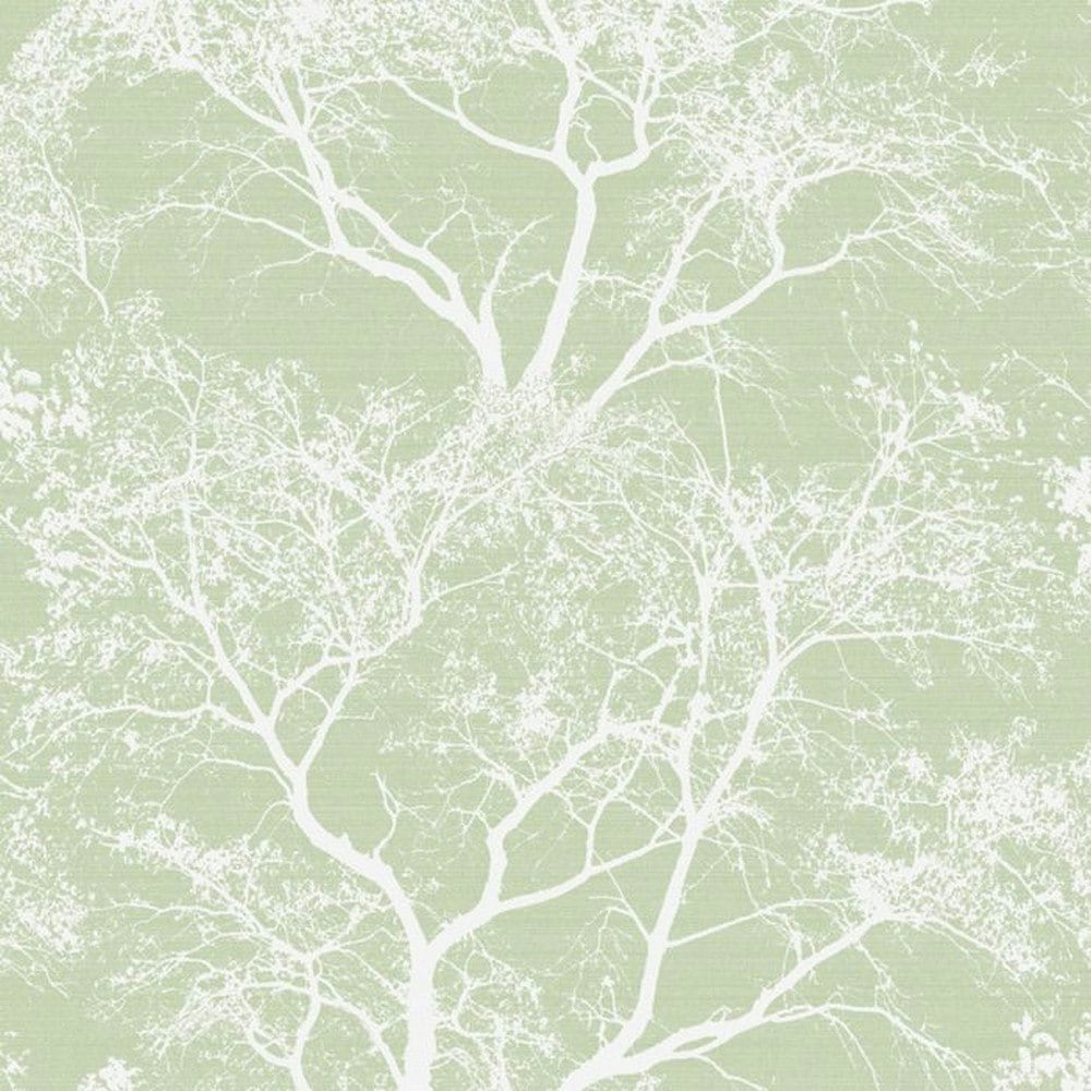 Holden Décor Whispering Trees Wallpaper - Green - One Size Green