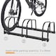 image 3 of HOMCOM Bike Parking Rack Bicycle Locking Storage Stand for 3 Cycling