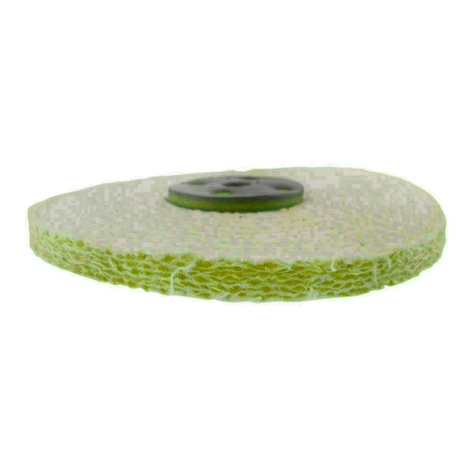 image 1 of Coarse Sisal Fast Cut Buffing Polishing Mop 6" x 0.5" 1 Section 1st Stage Metal