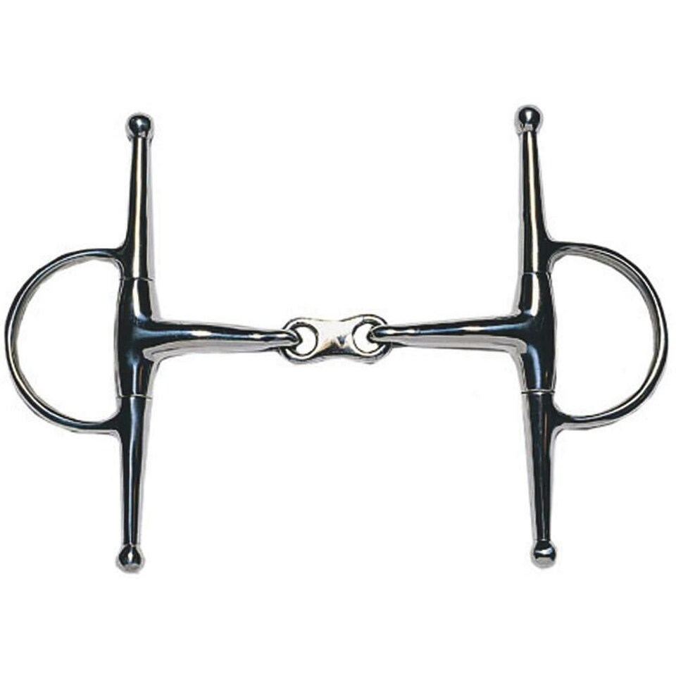 Jp Korsteel Stainless Steel French Link Full Cheek Snaffle Bit - Silver - 5in
