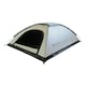 image 1 of Mountain Warehouse 2 Man Tent Black Interior Water Resistant 2 Person Camping Grey | One Size