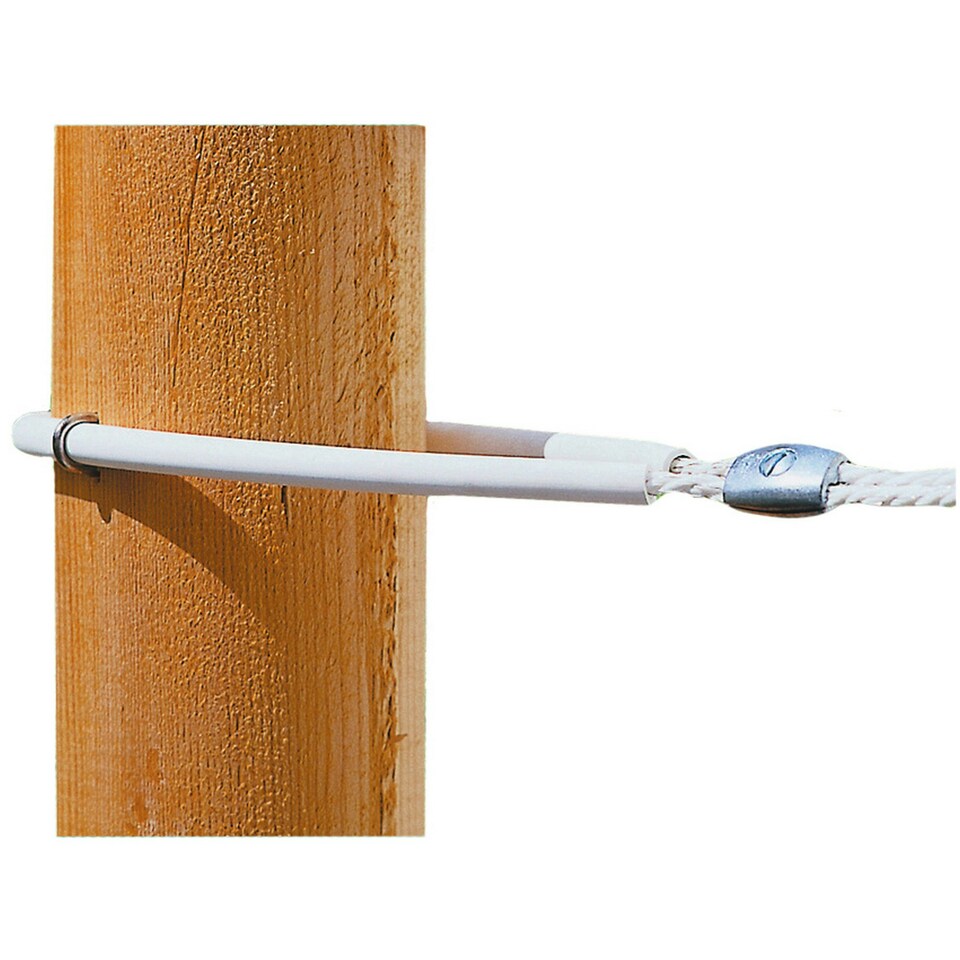 Fence Rope Tube Insulator - White - 10 Pack