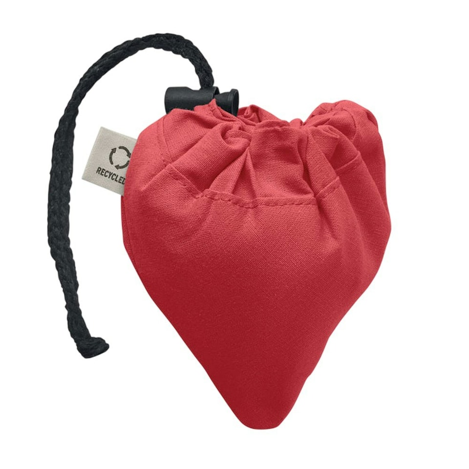 image 1 of MidOcean Carrie Foldable Shopper Bag - Red - One Size Red