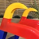 image 5 of 80cm Kids Indoor Outdoor Freestanding Plastic Slide with Ladder and Extension