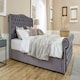image 3 of Casonova Plush King Bed Frame - Steel