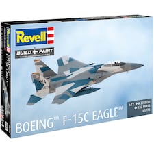 Revell Boeing F-15C Eagle Military Aircraft Model Kit Scale 1-72