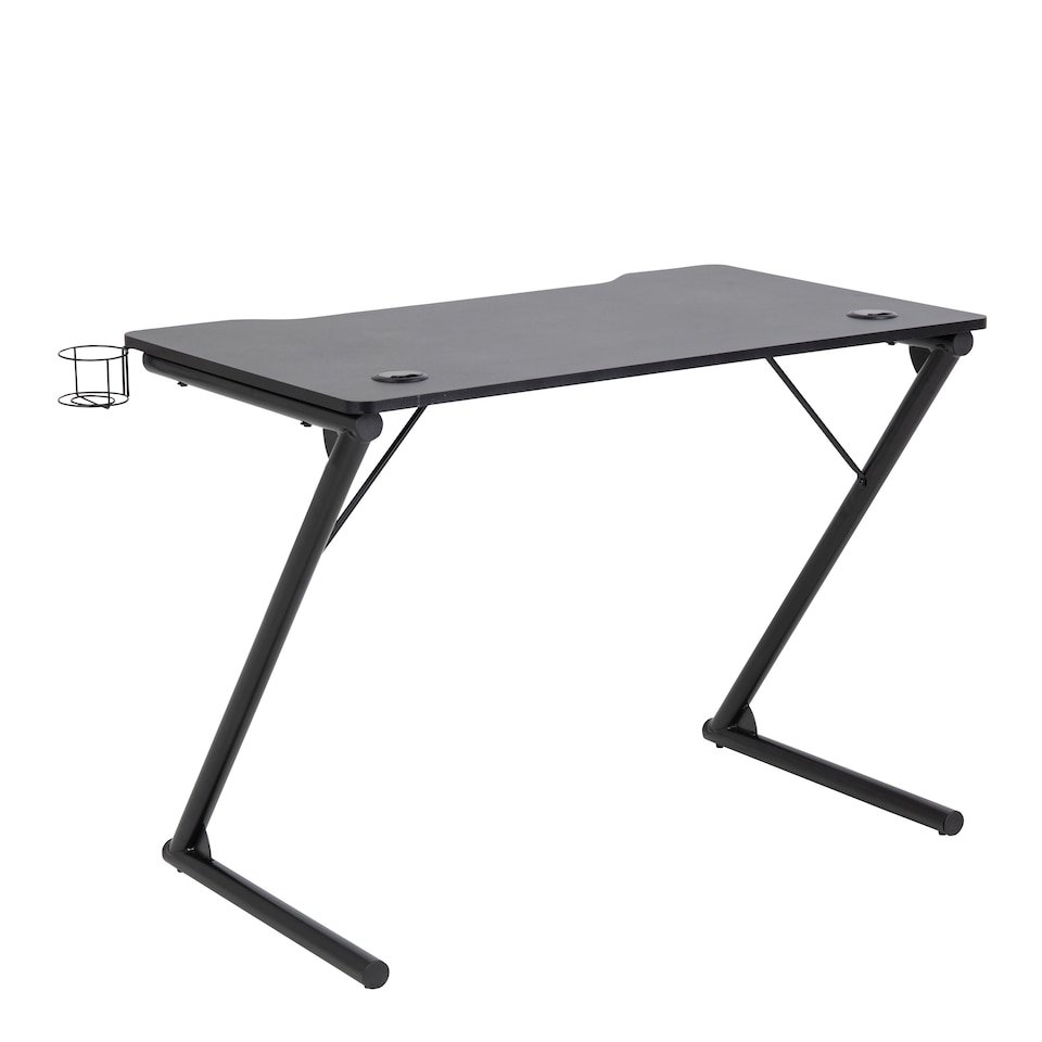 image 1 of Trooper Gaming Desk in Black