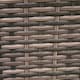 image 8 of Outsunny Rattan Bistro Set Garden Chair Table Patio Outdoor, Brown