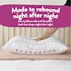 image 3 of Slumberdown Sleep Soundly Rebound Pillow, Firm Support, 2 Pack