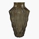 image 1 of 30cm Brown Geometric Glass Vase | Brown | 30