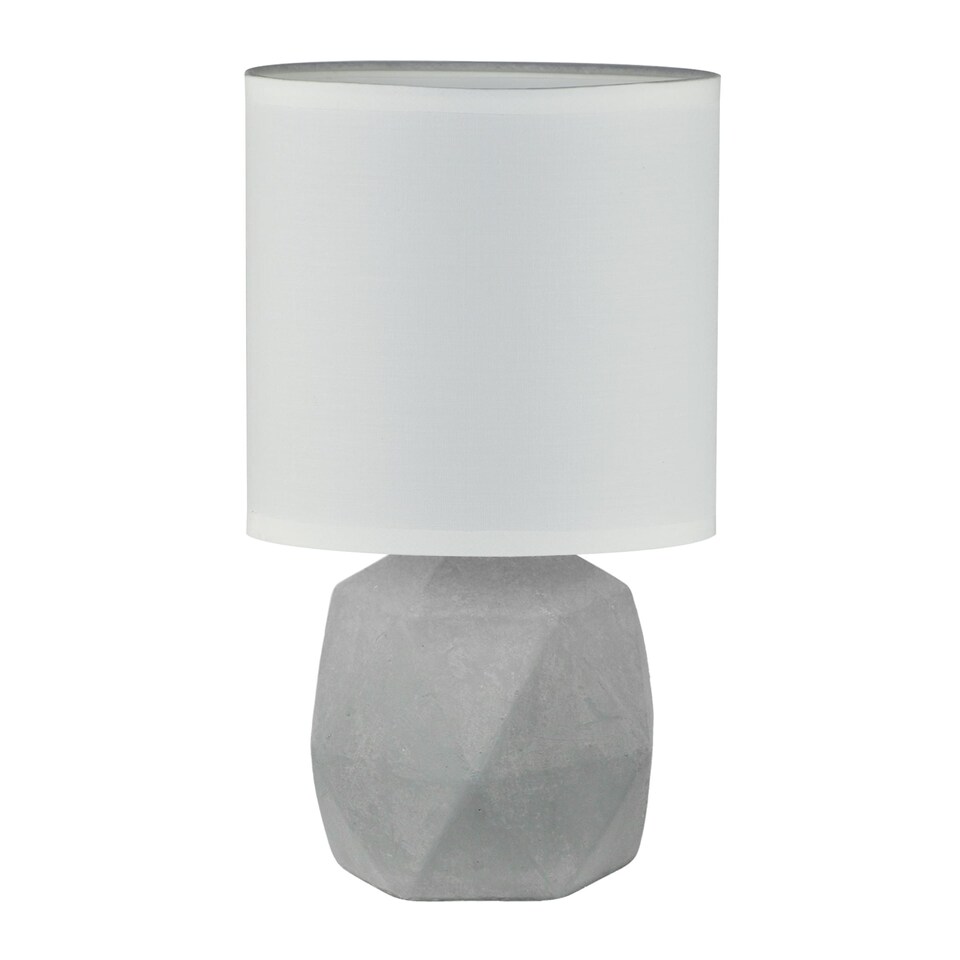image 1 of Set of 2 Wilson - Concrete Lamps | Grey | White | Medium | 2