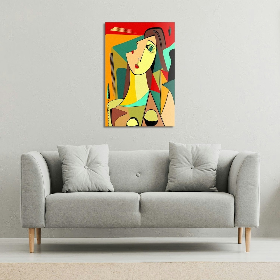 image 1 of abstract portrait (Canvas Print) 61 x 91 x 4cm