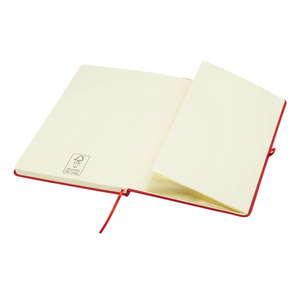 image 1 of Spectrum Plus Hard Cover A5 Notebook - Red - One Size