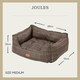 image 2 of Rosewood Joules Hensen Check Box Dog Bed | Multi | S | 1