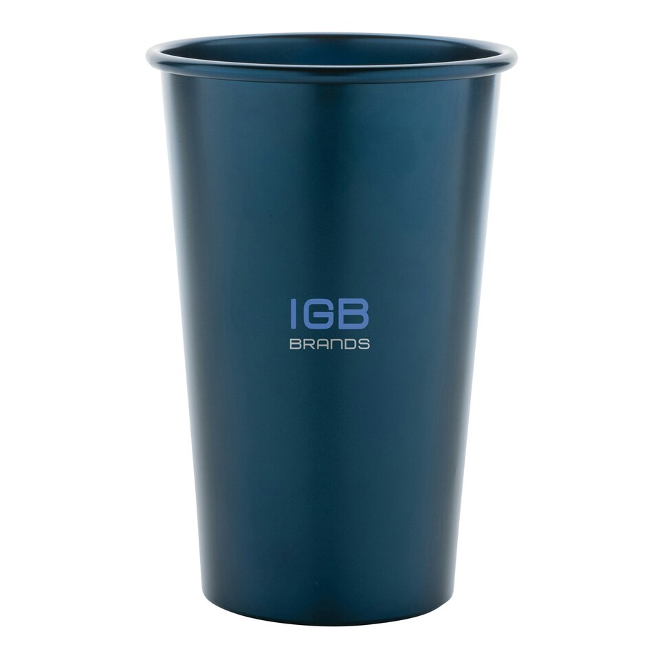 image 1 of XD Collection Alo Recycled Aluminium Lightweight 450ml Cup - Navy - One Size