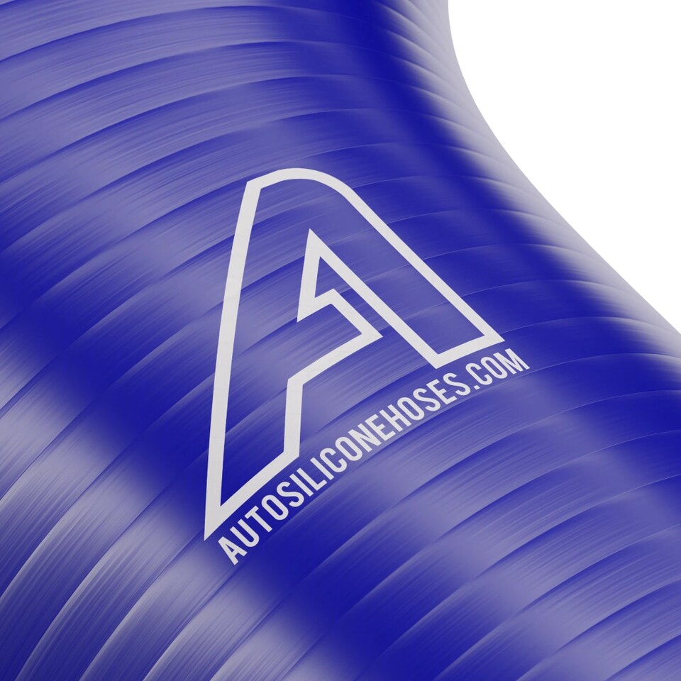 image 1 of Auto Silicone Hoses 90 Degree Silicone Elbow Hose 28mm Blue - High Temp Reinforced Bend Coupler for Turbo Intercooler Coolant Radiator Water Air
