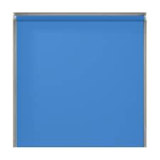 70cm Blue Plain Straight Edge Daylight Roller Blind | Blue | Blue