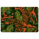 image 1 of Green Tropical Leaves on Orange (Placemat)