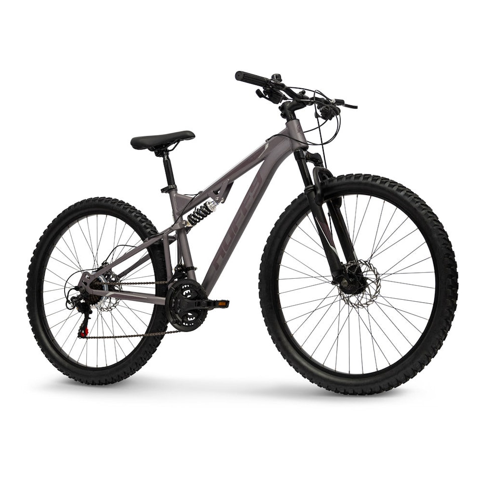 image 1 of HUFFY Marker 27.5-Inch Matte Heather Full Suspension 21-Speed Mountain Bike (26752W)