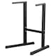 image 1 of Yaheetech Heavy Duty Home Gym Dip Station Stand Black