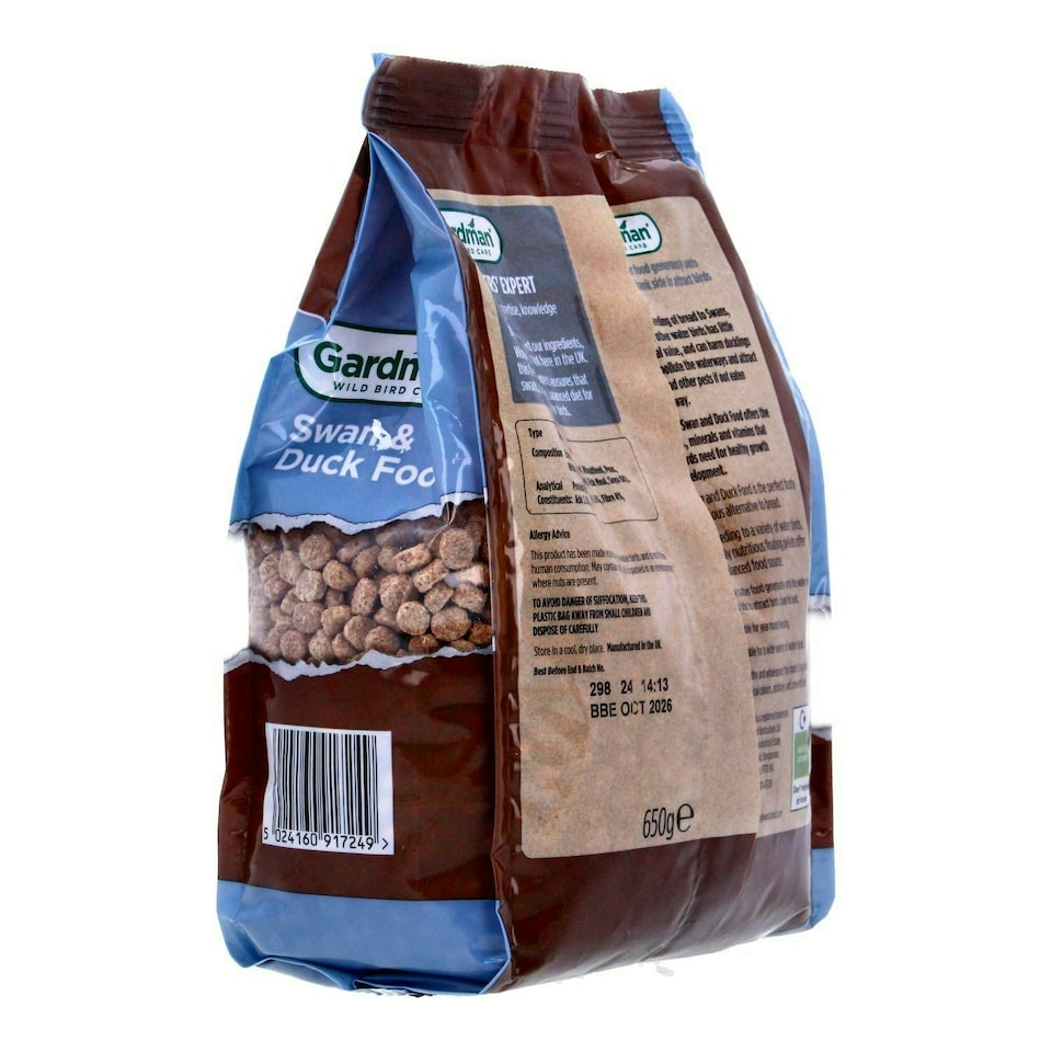 image 1 of Gardman Swan & Duck Food 650g