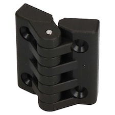 Industrial Polyamide Plastic Butt Hinge 64x65mm Door Hatch Locker Italian Made Black
