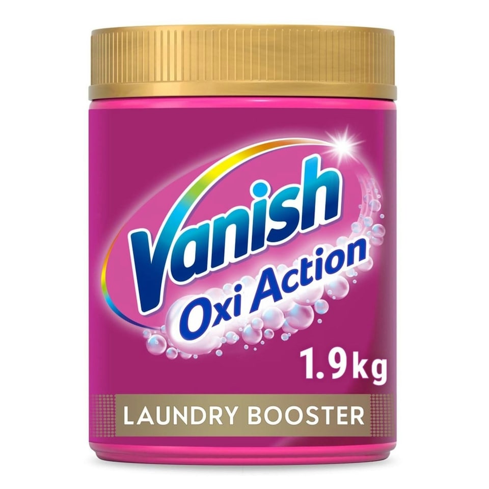 image 1 of Vanish Oxi Action Laundry Booster Stain Remover Powder and Colour Spray Bundle
