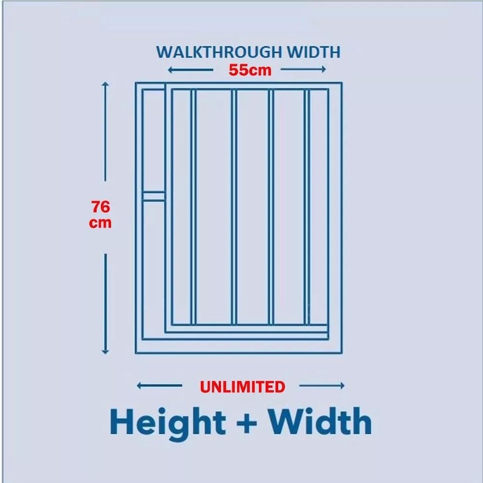 image 1 of Bettacare Wooden Multi Panel Flexible Pet Barrier, Natural Wood, up to 336cm Wide, Dog Barrier for Pets Dogs and Puppy Cream | Natural