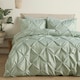 image 1 of Serene Lara Duvet Cover Set Steel/Sage