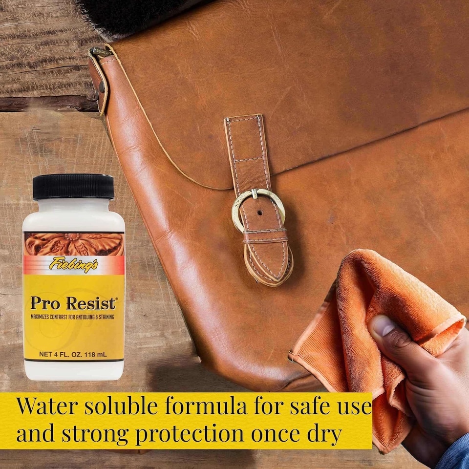 image 1 of Fiebing's Pro Resist - Leather Stain & Water Repellent Barrier 4oz | Clear
