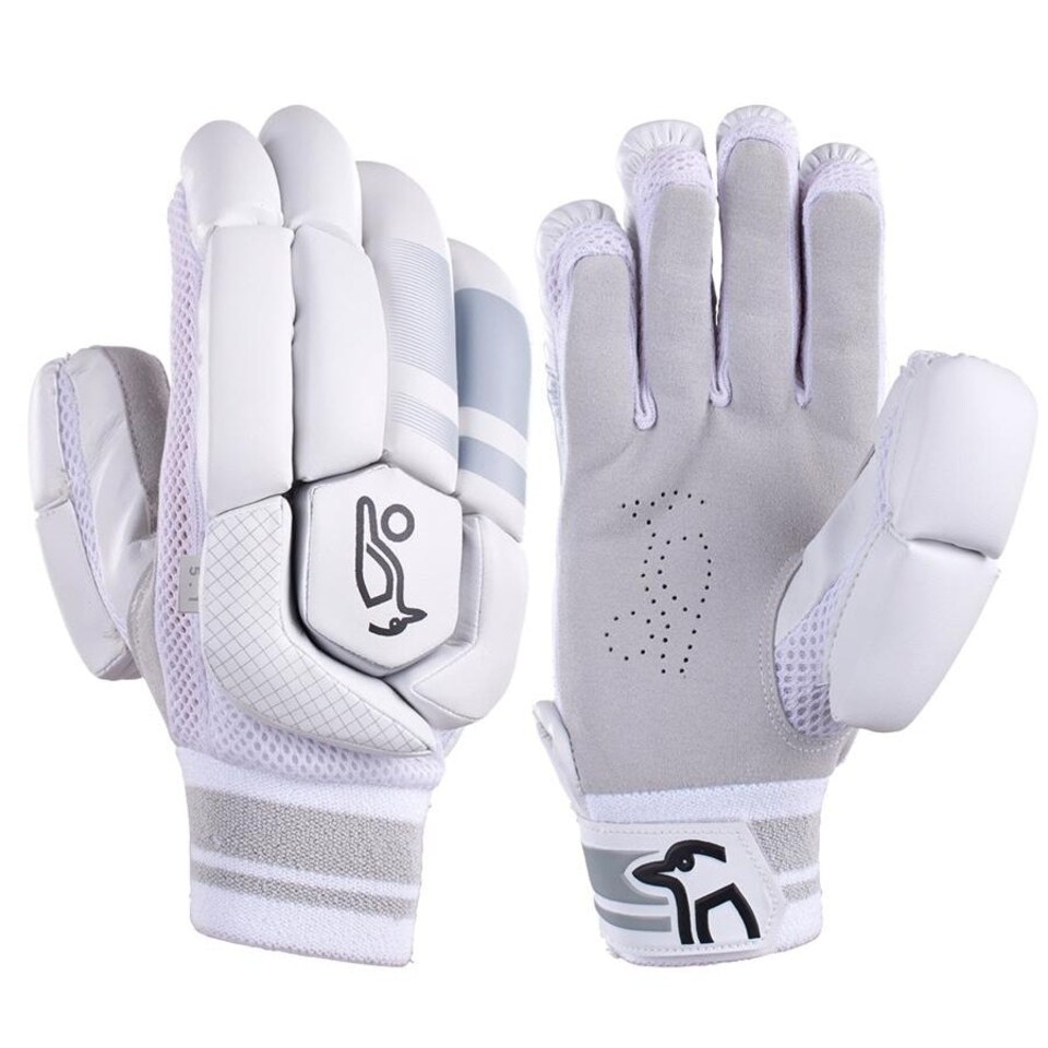 Kookaburra Childrens/Kids Ghost 5.1 2023 Left Hand Batting Glove - White/Grey - 16cm - 17.5cm