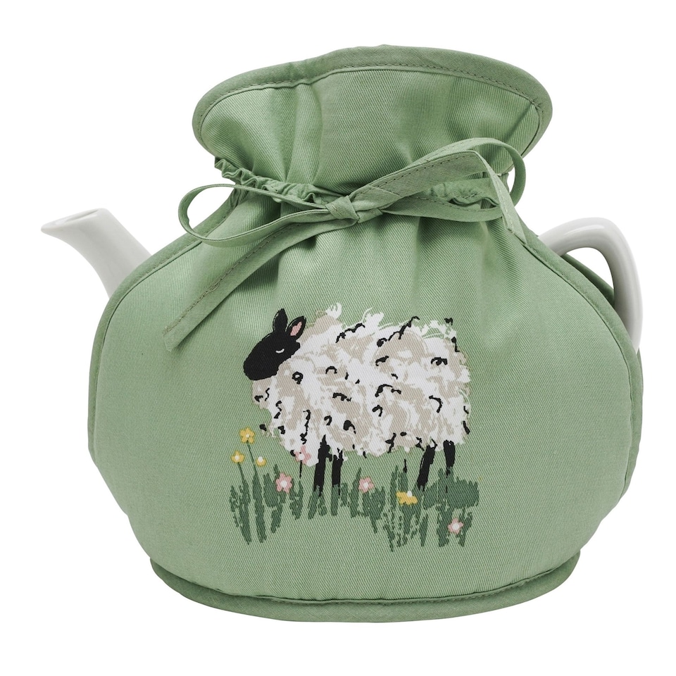 image 1 of Ulster Weavers Woolly Sheep Tea Cosy - Muff Green