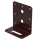 image 3 of Angle Corner Bracket L-Shape Brace Fastener Plate 80mm x 40mm x 75mm
