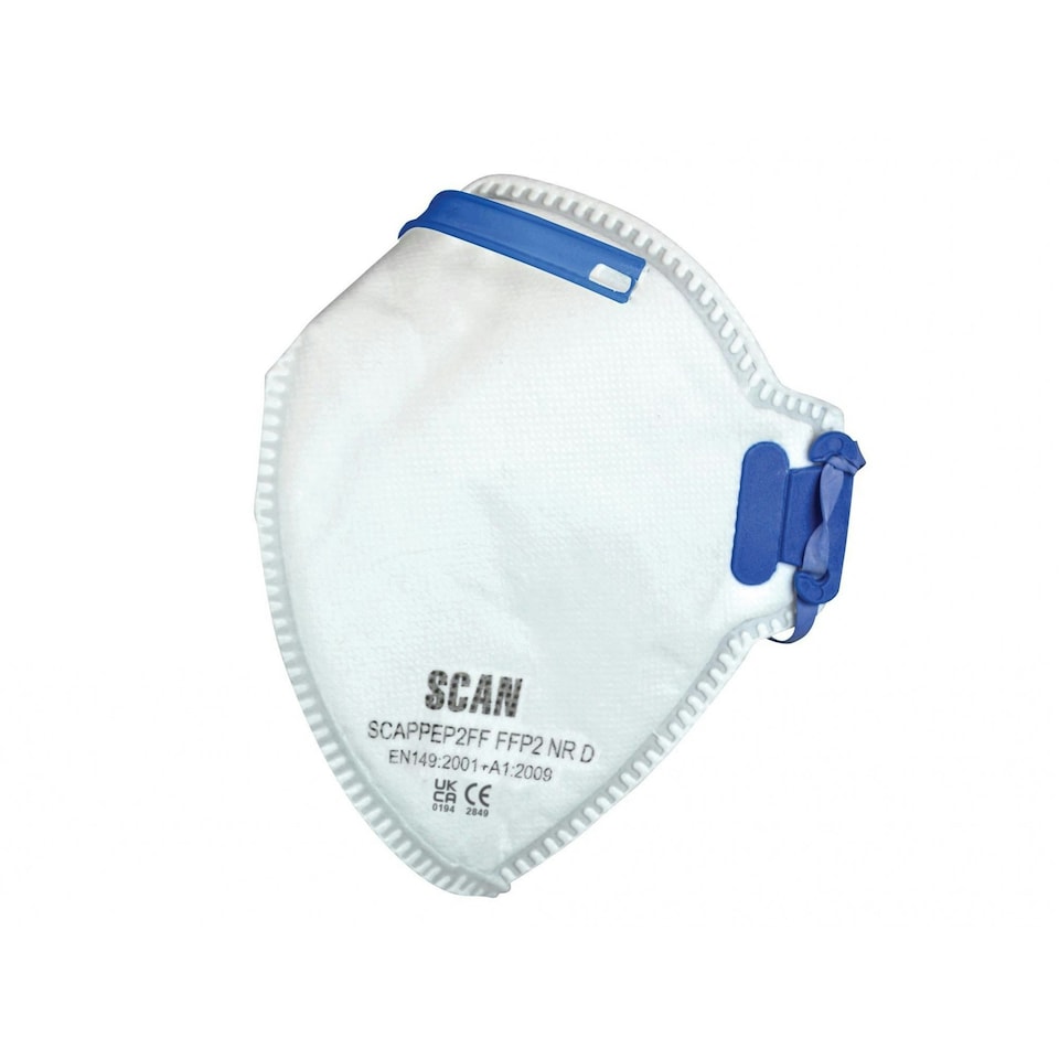 image 1 of Scan Fold Flat Disposable Mask - Multi Colour - Box of 20