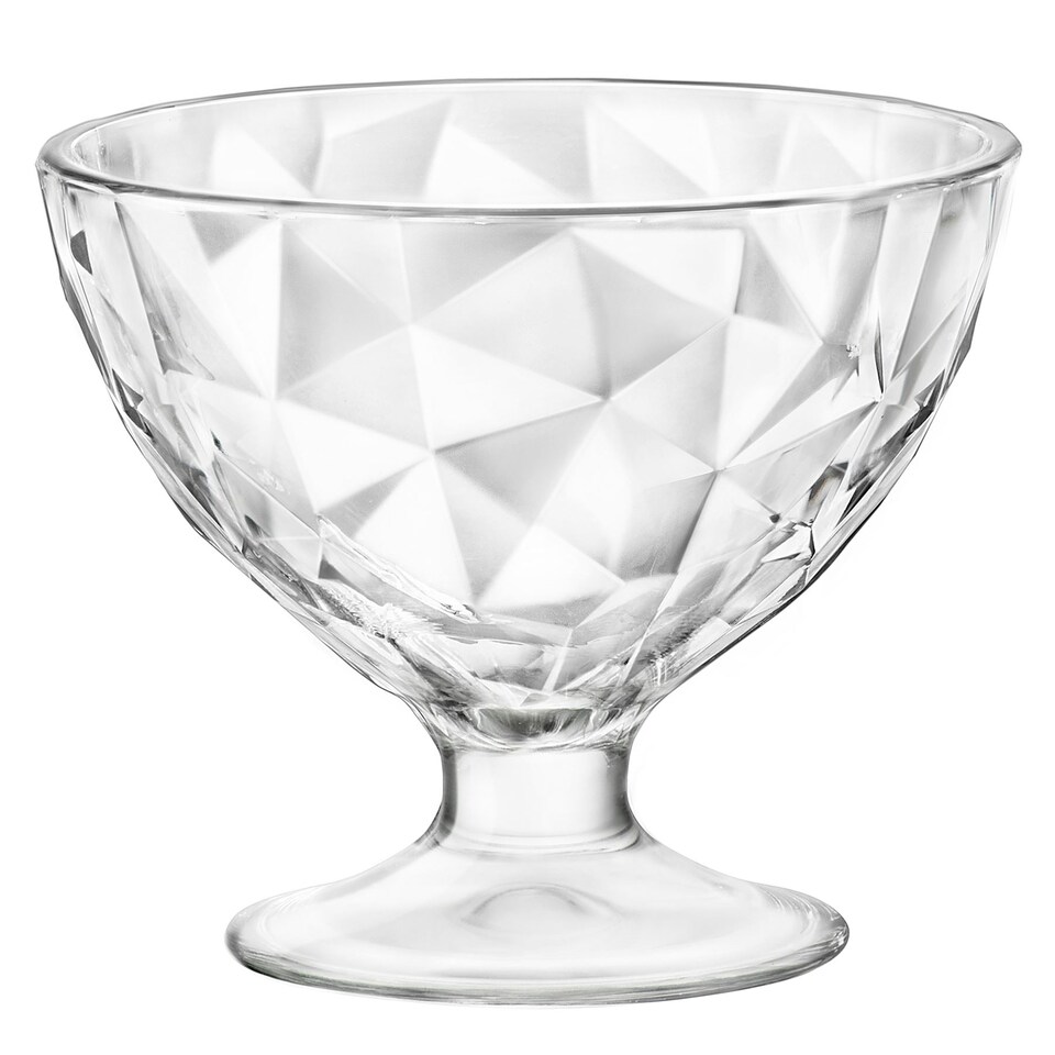 image 1 of Bormioli Rocco Diamond Ice Cream Bowls - 360ml - Pack of 6 | Clear | Clear
