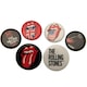 image 1 of The Rolling Stones Button Badge Set - Multi-colour - One Size