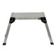 image 4 of Oypla 150kg Folding Aluminium Work Platform Step Up Bench Ladder EN131 Silver