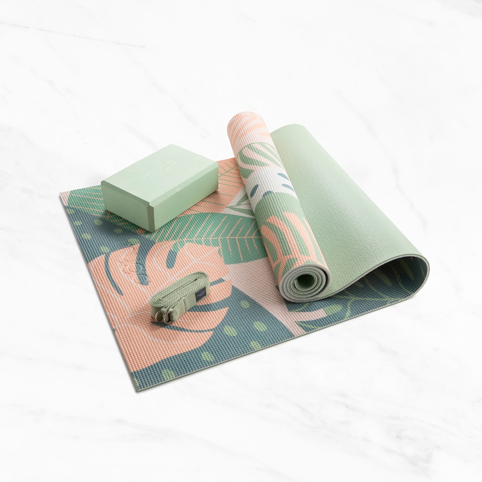 image 1 of Myga Yoga Starter Set - Palm | Green