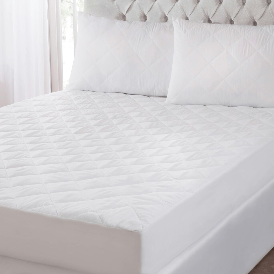 BHS Hotel Collection Cotton Mattress Protector, Single