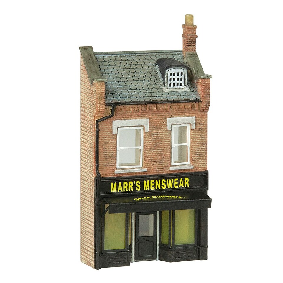 Graham Farish Scenecraft Low Relief Gentlemans Outfitters (Pre-Built)
