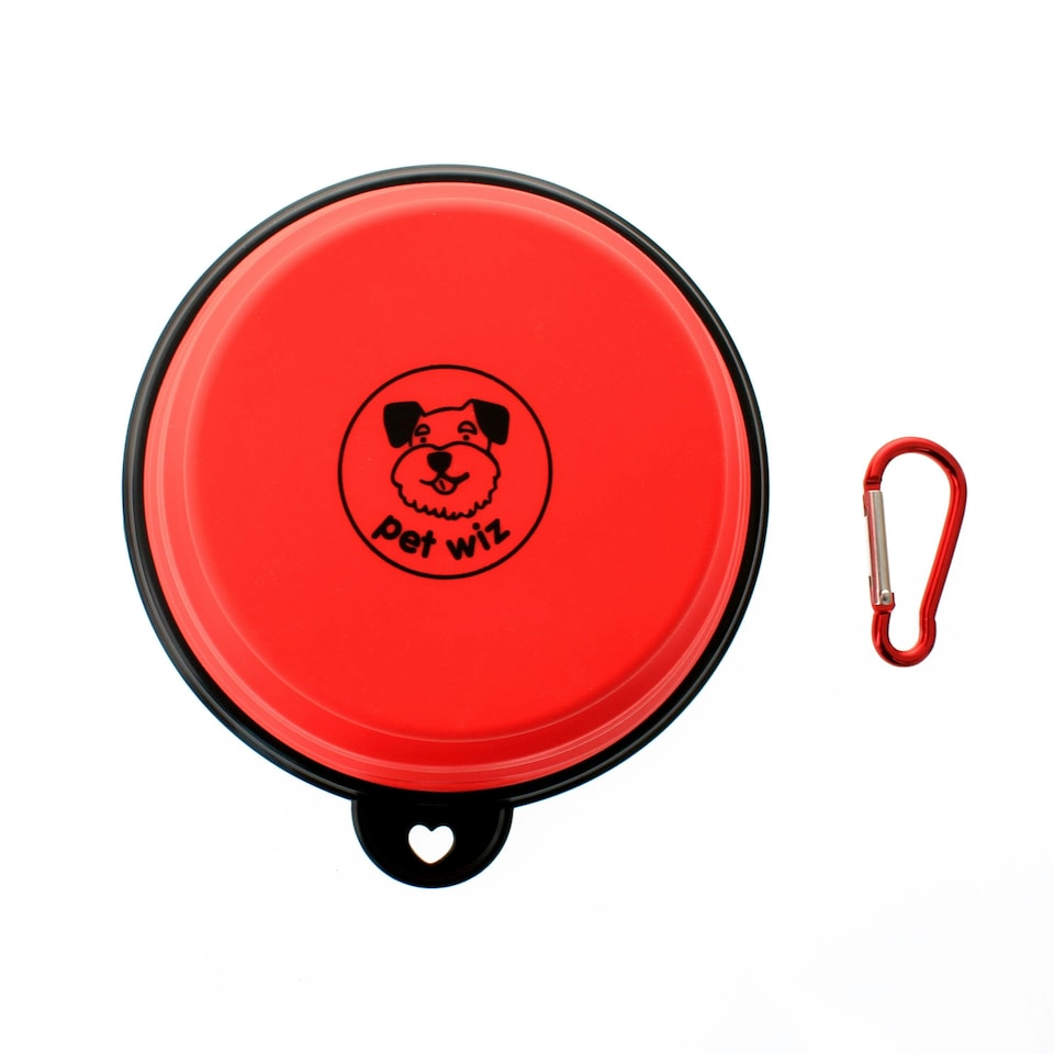 image 1 of Collapsible Silicone Bowl for Dogs - 350ml - Blue