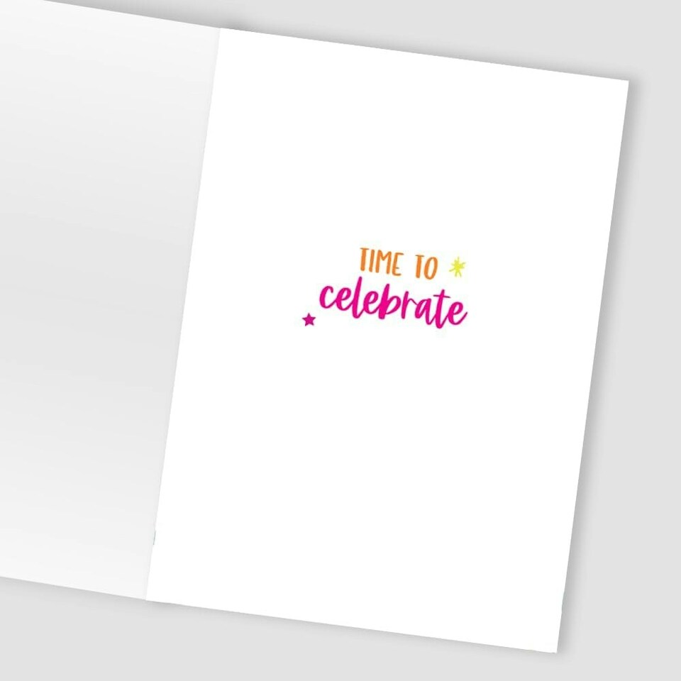image 1 of Today Is All About You! Wild & Fun! Hand-Finished Birthday Card