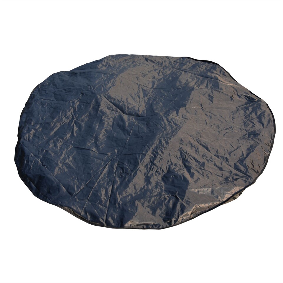 image 1 of KCT Weatherproof Outdoor Garden Patio Rattan Furniture Cover Round Medium - 110 x 185cm | Black | Medium | 1