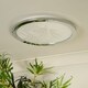 image 3 of Addie Bathroom Chrome & Crystal LED Flush Ceiling Light