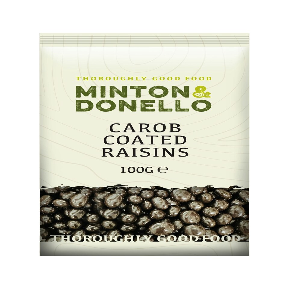 image 1 of Minton & Donello Carob Coated Raisins 6 x 100g | Multi