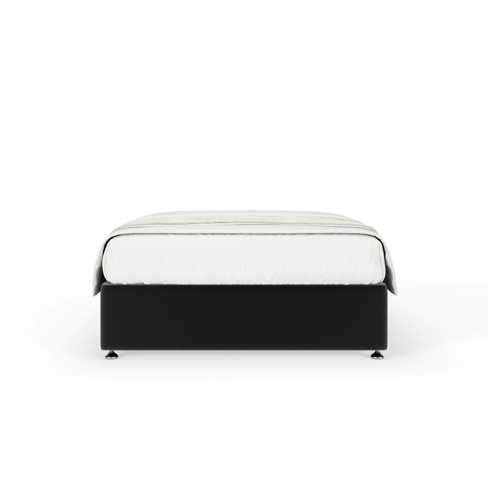 image 1 of Ortho Classic Orthopaedic Graphite Plush Velvet Divan Set Double