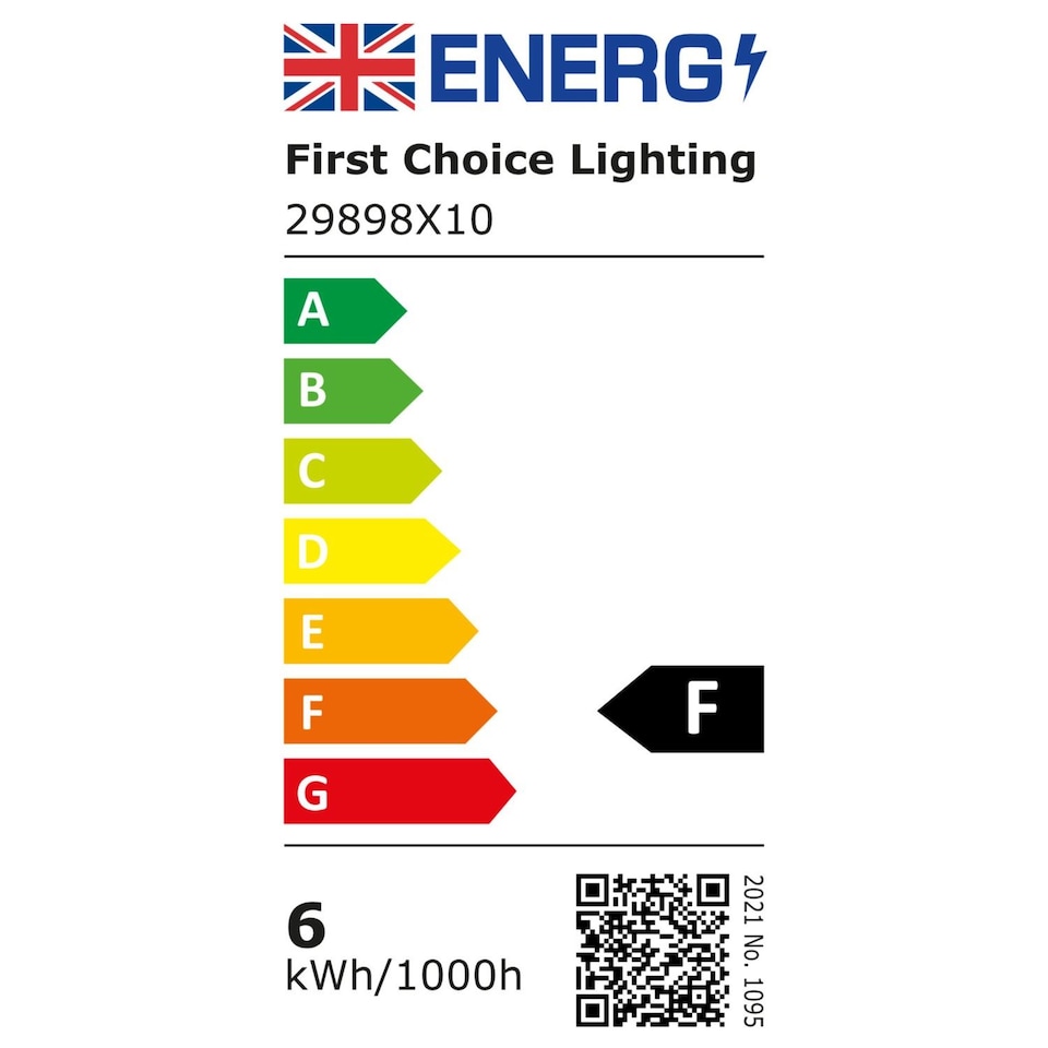 image 1 of Set of 10 CCT LED Bathroom Downlights - White IP44 Recessed Downlights | White | White | 10
