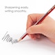 image 4 of Pack of 12 7'' Sharpened Wooden HB Pencils with Eraser
